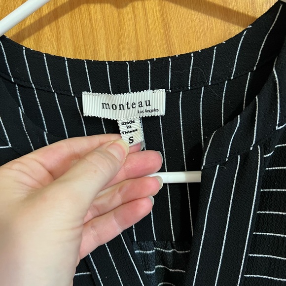 Black and white work shirt - Picture 3 of 3